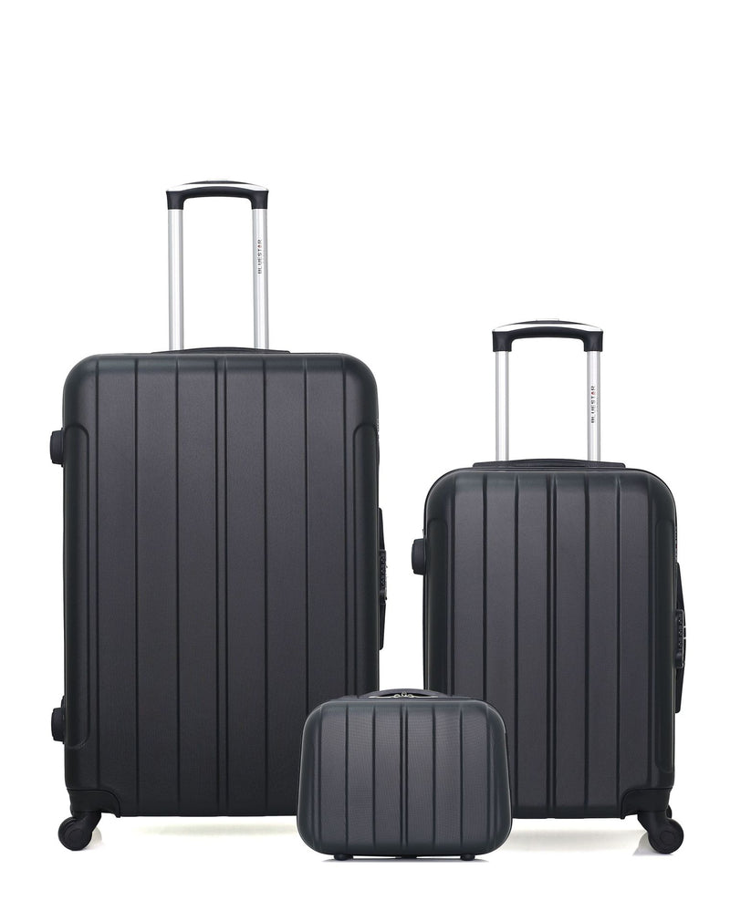 BLUESTAR - LOT DE 3 - Valises grand format, cabine et vanity NAPOLI