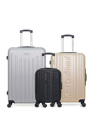 AMERICAN TRAVEL - Lot de 3 - Valises grand format BROOKLYN, weekend SPRINGFIELD et cabine XXS SPRINGFIELD
