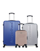 AMERICAN TRAVEL - Lot de 3 - Valises grand format SPRINGFIELD, weekend SPRINGFIELD et cabine XXS QUEENS