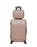 WAVE PARIS - Lot de 2 - Valise weekend et vanity SELENGA