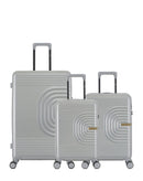 Lot de 3 Valises Rigides Grand Format, Cabine et Cabine XS CELIA