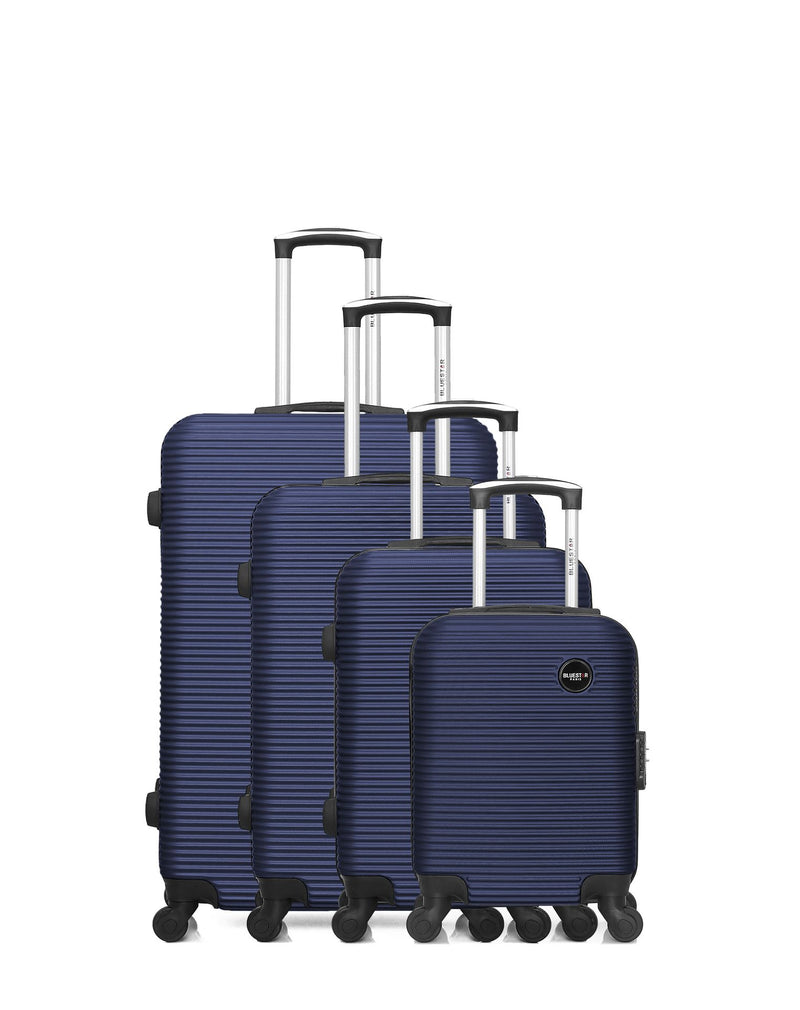 BLUESTAR - Set de 4 Valises LONDON-M 75 cm 4 Roues