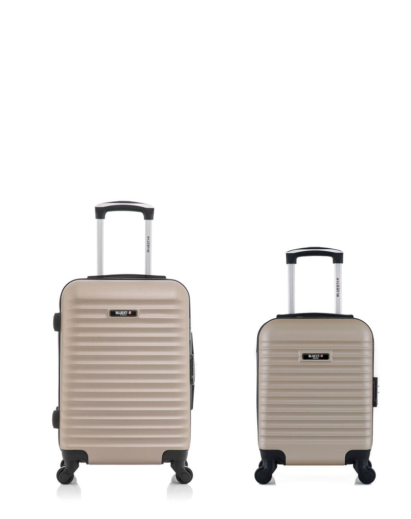 BLUESTAR - Lot de 2 - Valises cabine et cabine XXS BRAZILIA