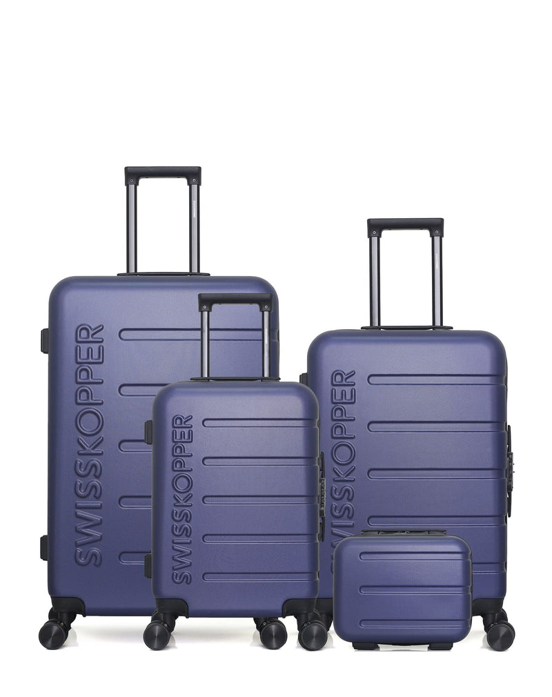 SWISS KOPPER - LOT DE 4 - Valises grand format, weekend, cabine et vanity AIGLE