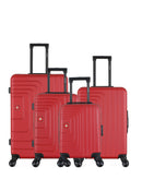 SWISS KOPPER - LOT DE 4 - Valise Grand Format, Valise Week-end, Valise Cabine et Valise Cabine XXS RUTI