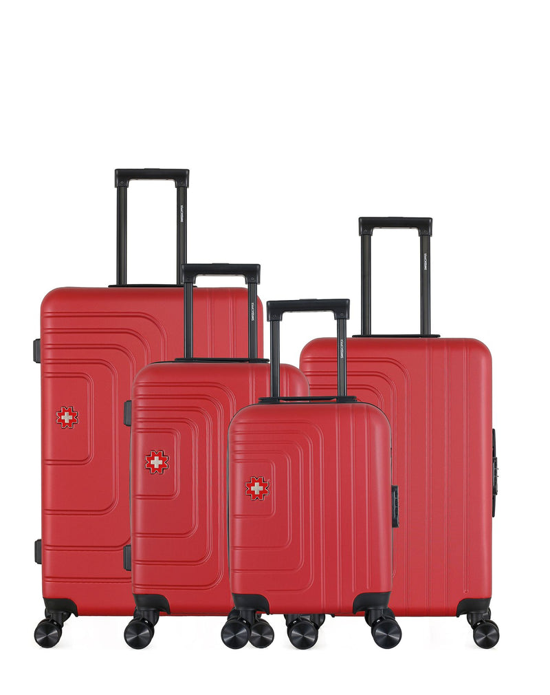 SWISS KOPPER - Lot de 4 - Valises grand format, weekend, cabine, cabine XXS RUTI