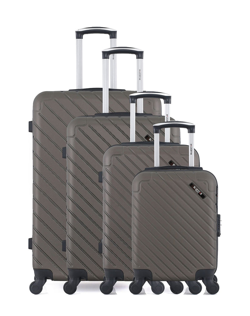 BLUESTAR - Set de 4 Valises CITE-M 75 cm 4 Roues