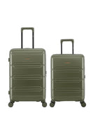 Lot de 2 Valises Rigides Taille Moyenne et Cabine LYNDA
