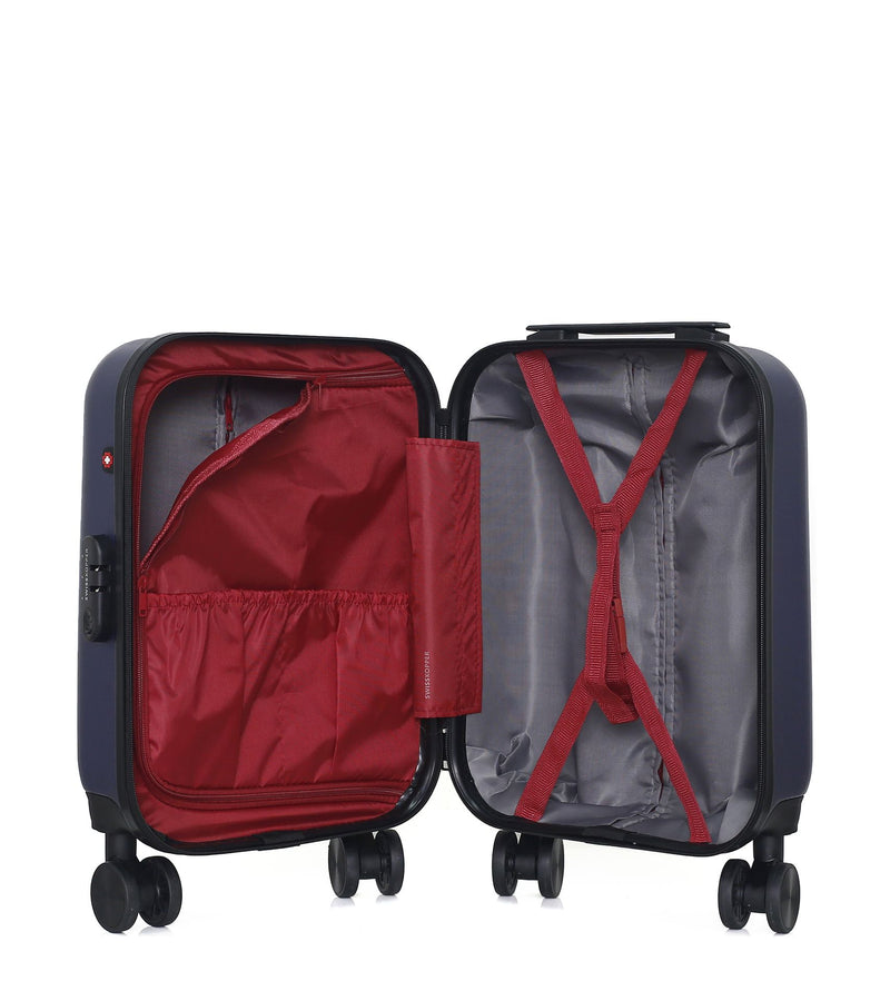 SWISS KOPPER  -  Lot de 4  -  Valises grand format WIL , weekend WIL , cabine XXS RUTI et vanity USTER-K