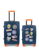 Lot de 2 Valises Rigides Taille Moyenne et Cabine XS LUGERS