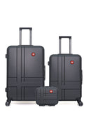 SWISS KOPPER - LOT DE 3 - Valise Grand Format, Valise Week-end et Vanity USTER