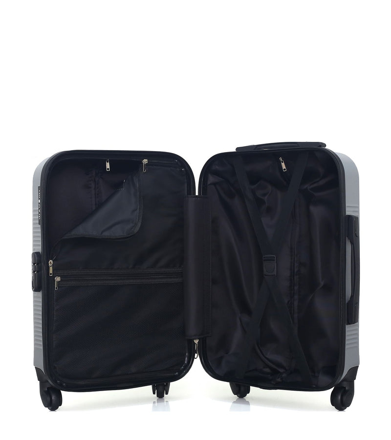 WAVE PARIS - Valise Cabine SELENGA 55 cm 4 Roues
