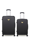 LPB LUGGAGE - Lot de 2 - Valises grand format et weekend AGATA