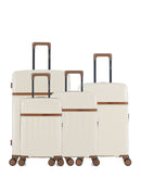 Lot de 4 Valises Rigides Grand Format, Taille Moyenne, Cabine et Cabine XS ZERMATT