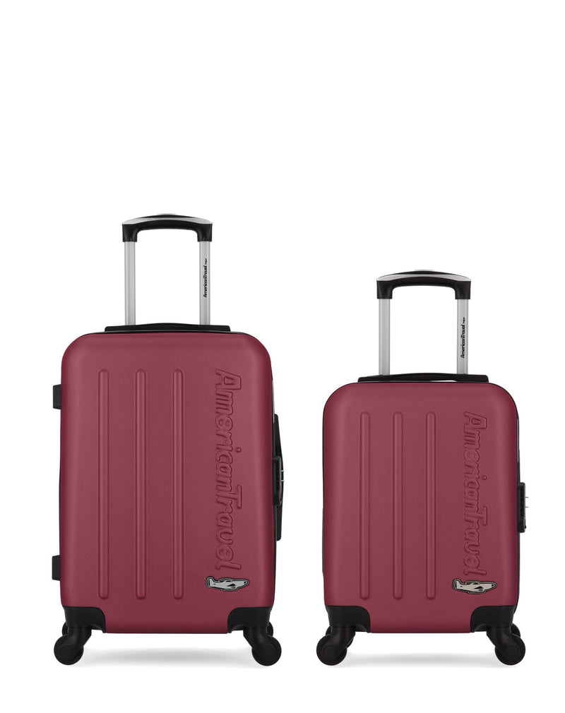 AMERICAN TRAVEL - LOT DE 2 - Valises cabine et cabine XXS BRONX