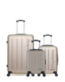 AMERICAN TRAVEL - LOT DE 3 - Valises grand format, cabine et cabine XXS BRONX