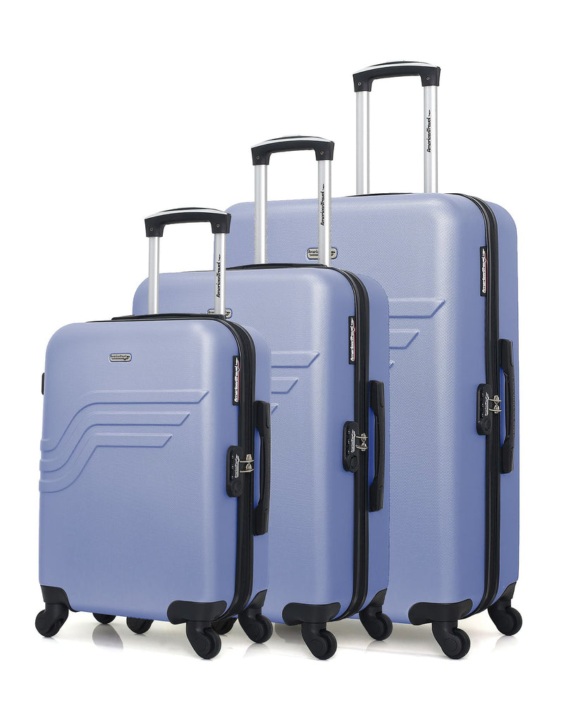 AMERICAN TRAVEL - Set de 3 Valises QUEENS