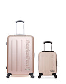 AMERICAN TRAVEL - LOT DE 2 - Valises grand format et cabine XXS BRONX