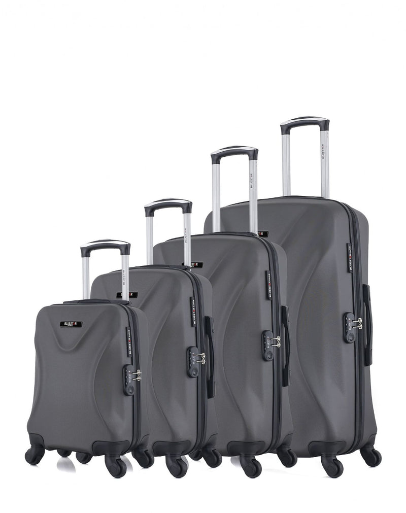 BLUESTAR - Set de 4 Valises GARIBALDI-M 75 cm 4 Roues