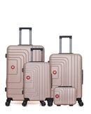 SWISS KOPPER - LOT DE 4 - Valise Grand Format, Valise Week-end, Valise Cabine et Vanity RUTI
