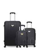 LPB LUGGAGE - Lot de 3 - Valises grand format, cabine et cabine XXS MARIANNE