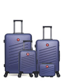 SWISS KOPPER - LOT DE 4 - Valise Grand Format, Valise Week-end, Valise Cabine XXS et Vanity ZURICH