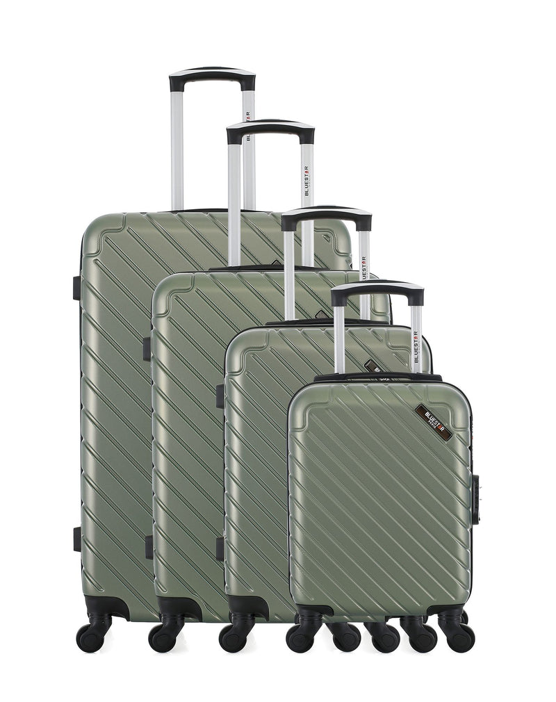 BLUESTAR - Set de 4 Valises CITE-M 75 cm 4 Roues