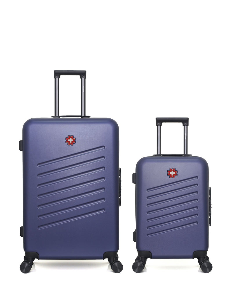 SWISS KOPPER - LOT DE 2 - Valise Grand Format et Valise Cabine ZURICH