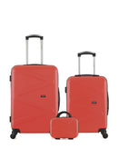 WAVE PARIS - Lot de 3 - Valises weekend, cabine et vanity AMAZONE