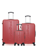 AMERICAN TRAVEL - LOT DE 3 - Valises grand format, weekend et cabine XXS SPRINGFIELD