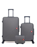 SWISS KOPPER - LOT DE 3 - Valise Grand Format, Valise Cabine et Vanity SPIEZ
