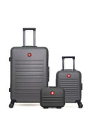 SWISS KOPPER - LOT DE 3 - Valise Grand Format, Valise Cabine XXS et Vanity WIL