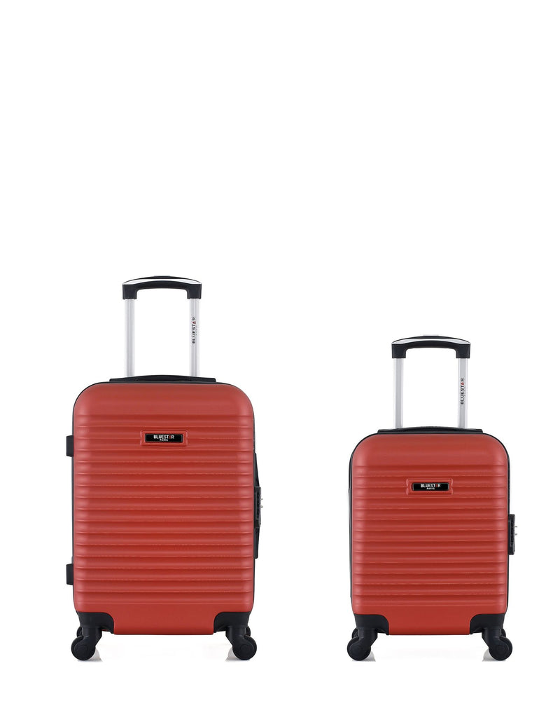 BLUESTAR - Lot de 2 - Valises cabine et cabine XXS BRAZILIA