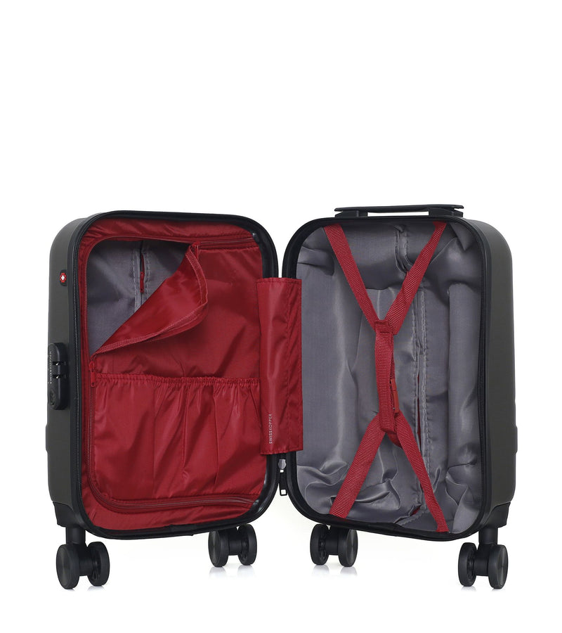 SWISS KOPPER - LOT DE 4 - Valises grand format, weekend, cabine et cabine XXS USTER
