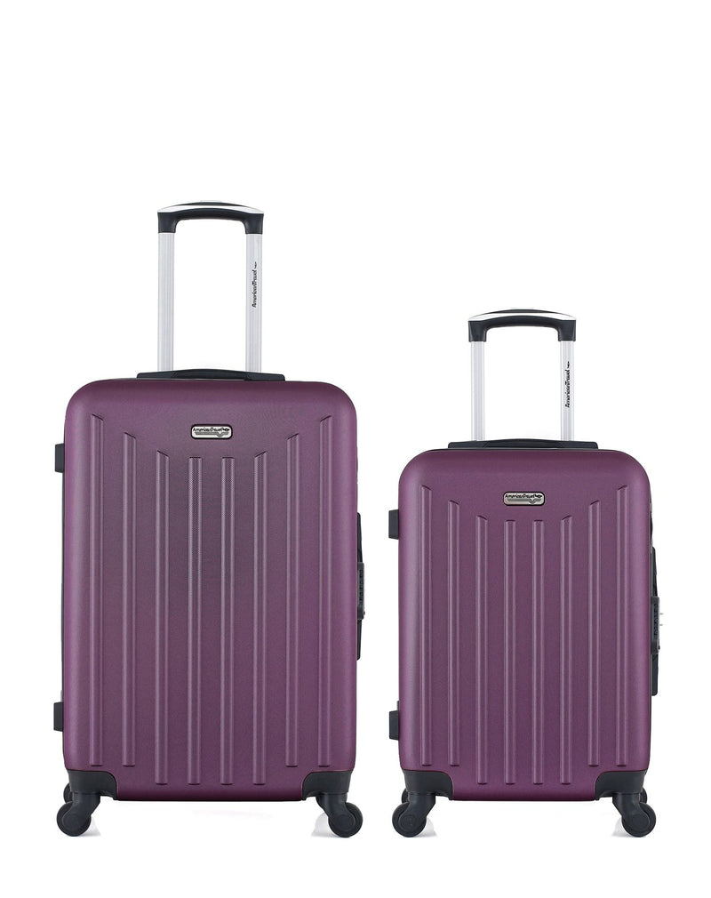 AMERICAN TRAVEL - Lot de 2 - Valises weekend et cabine BROOKLYN