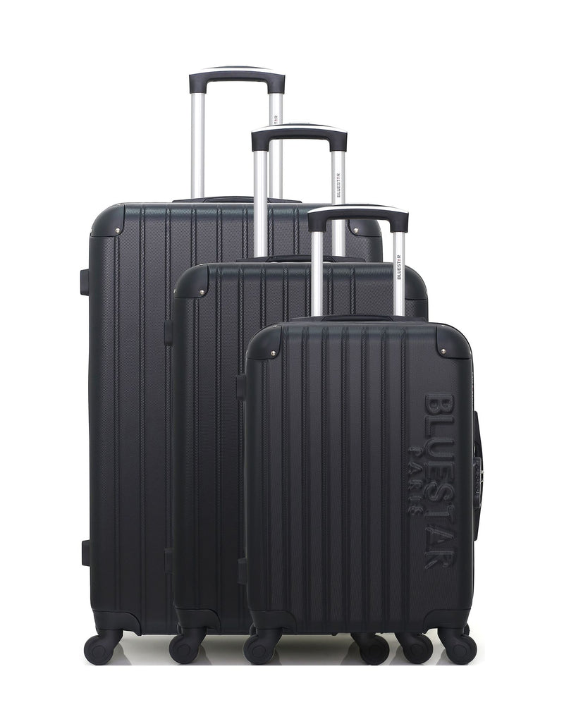 BLUESTAR - Set de 3 Valises BUCAREST 75 cm 4 Roues