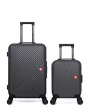SWISS KOPPER - LOT DE 2 - Valise Week-end et Valise Cabine XXS SPIEZ