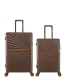 Lot de 2 Valises Rigides Grand Format et Taille Moyenne OAKLAND