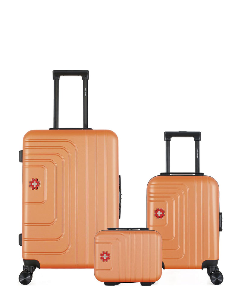 SWISS KOPPER - LOT DE 3 - Valise Week-end, Valise Cabine XXS et Vanity RUTI