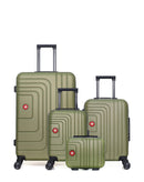 SWISS KOPPER - LOT DE 4 - Valise Grand Format, Valise Cabine, Valise Cabine XXS et Vanity RUTI