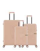 Lot de 3 Valises Rigides Grand Format, Taille Moyenne et Cabine CELIA