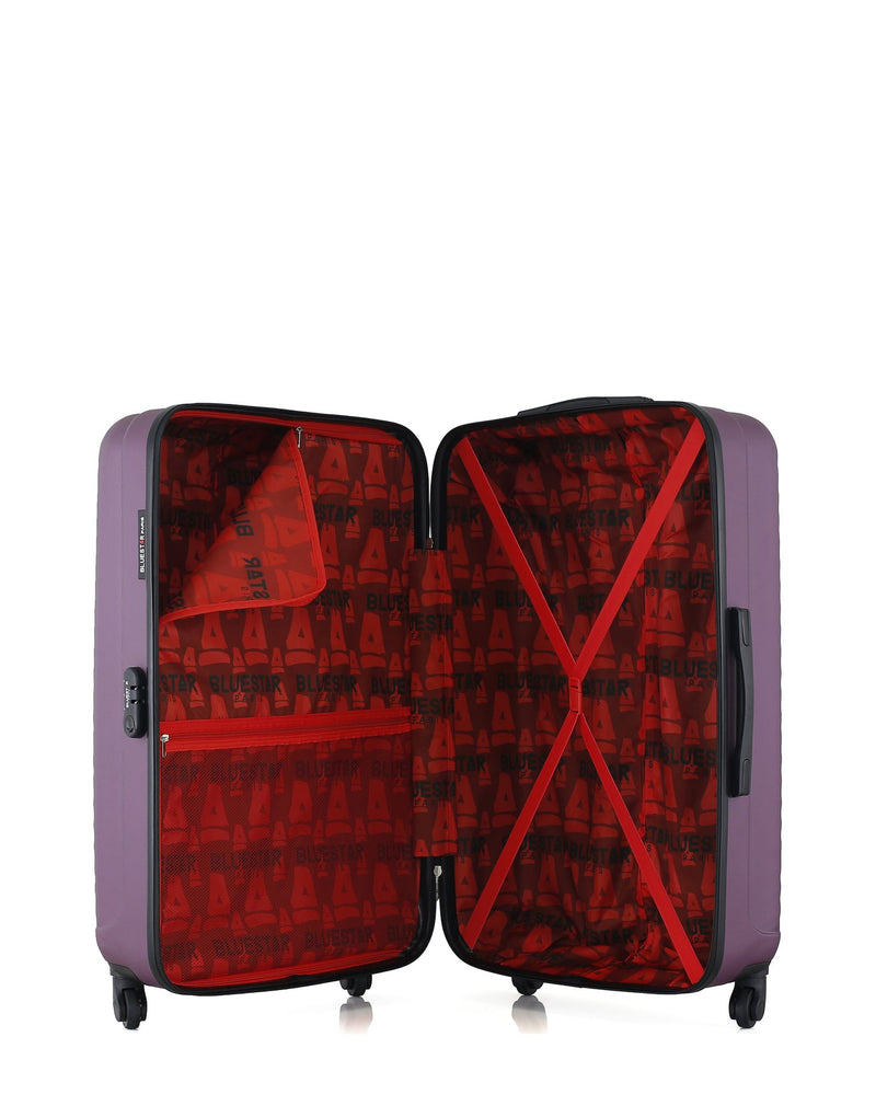BLUESTAR - Set de 3 Valises BRAZILIA 75 cm 4 Roues