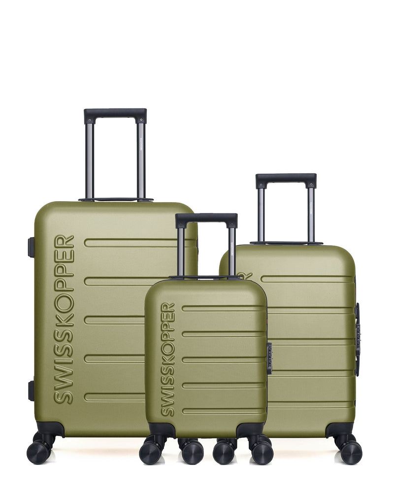 SWISS KOPPER  -  Lot de 3  -  Valise weekend, valise cabine et valise cabine XXS AIGLE