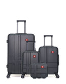 SWISS KOPPER - LOT DE 4 - Valise Grand Format, Valise Cabine, Valise Cabine XXS et Vanity USTER