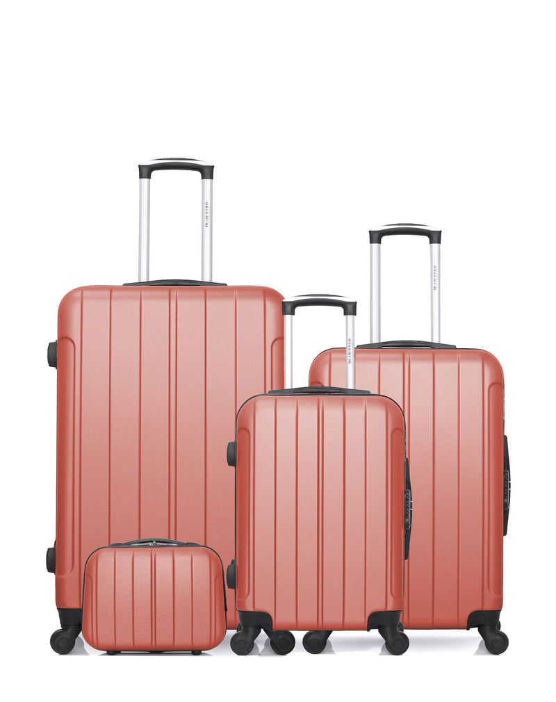 BLUESTAR - Set de 4 Valises NAPOLI-C 75 cm 4 Roues