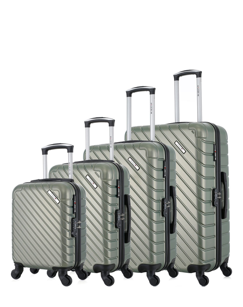 BLUESTAR - Set de 4 Valises CITE-M 75 cm 4 Roues
