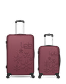LPB LUGGAGE - Lot de 2 - Valises grand format et cabine ELEONOR