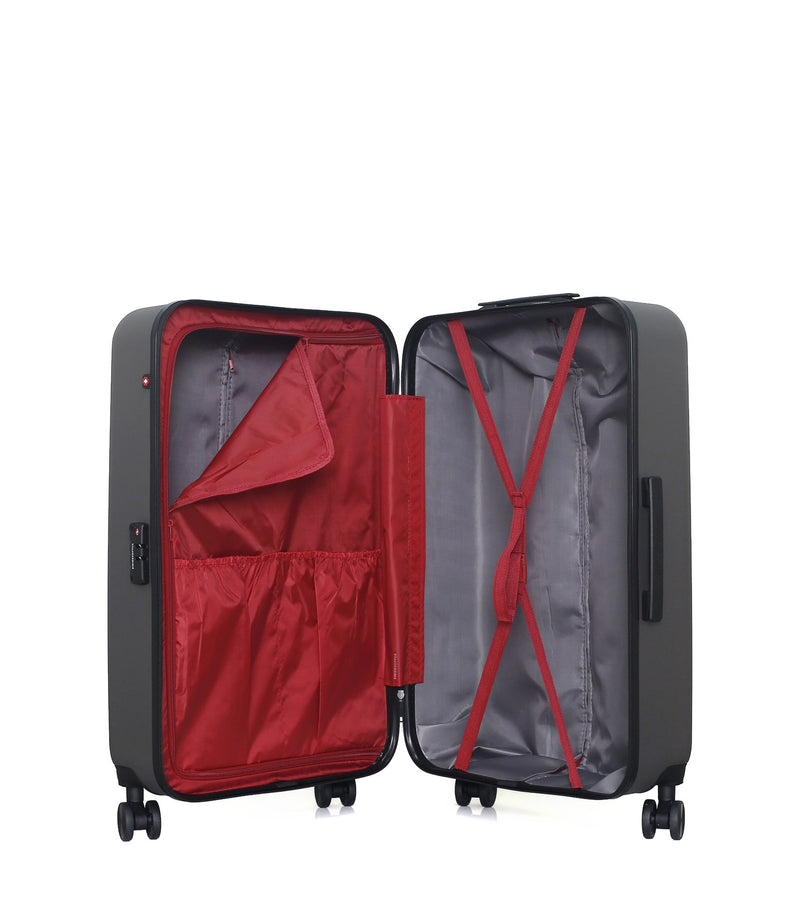 SWISS KOPPER  -  Lot de 4  -  Valise grand format, valise weekend, valise cabine, valise cabine XXS RUTI