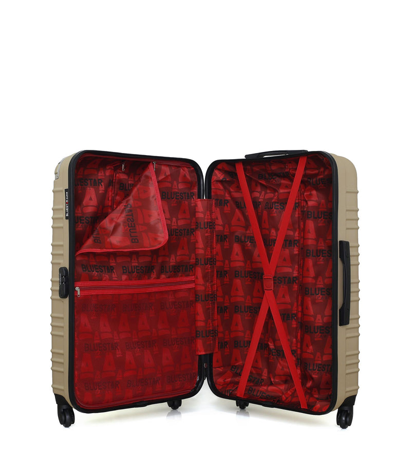 BLUESTAR - Set de 4 Valises LIMA-C 75 cm 4 Roues