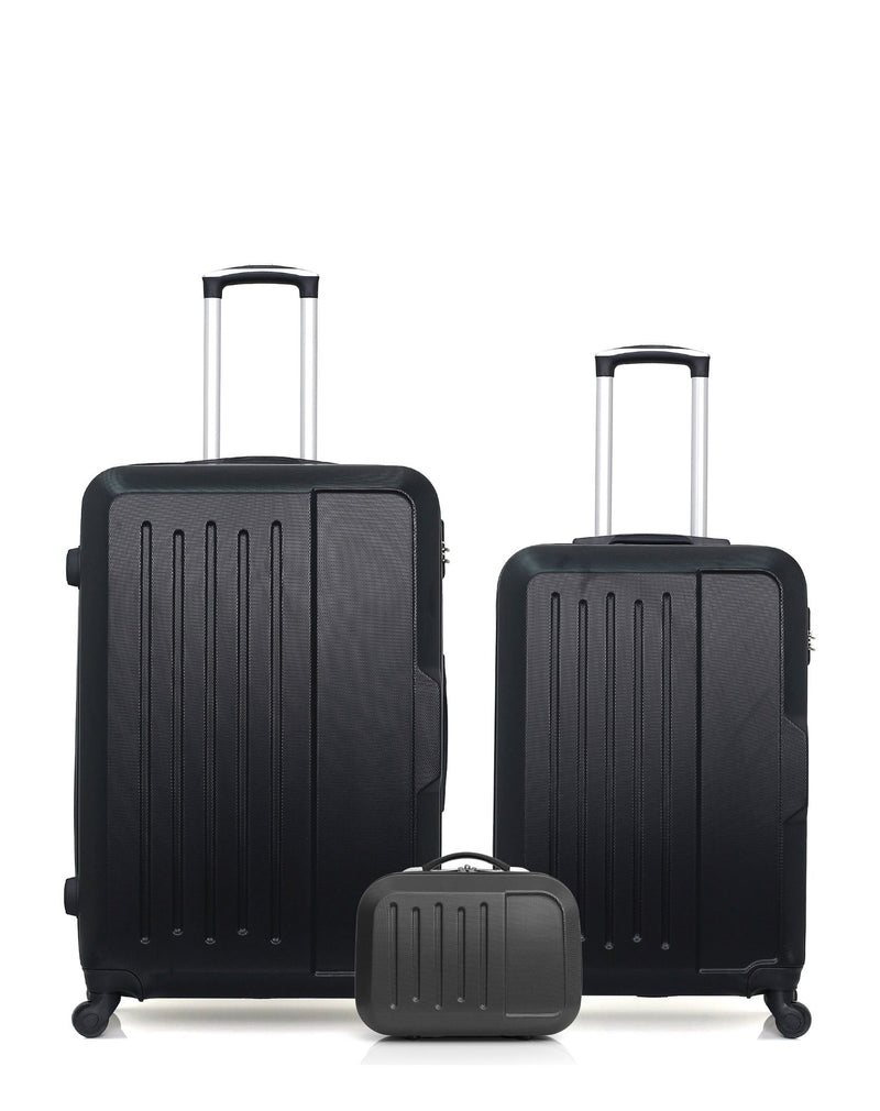 HERO - LOT DE 3 - Valises grand format, weekend et vanity VESUVIO